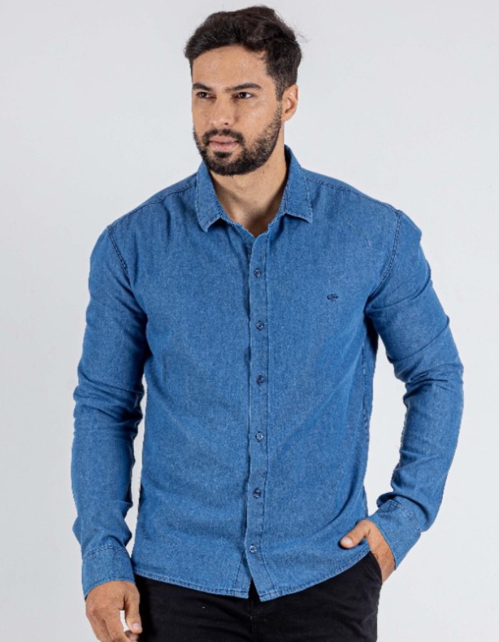 Camisa Manga longa Jeans