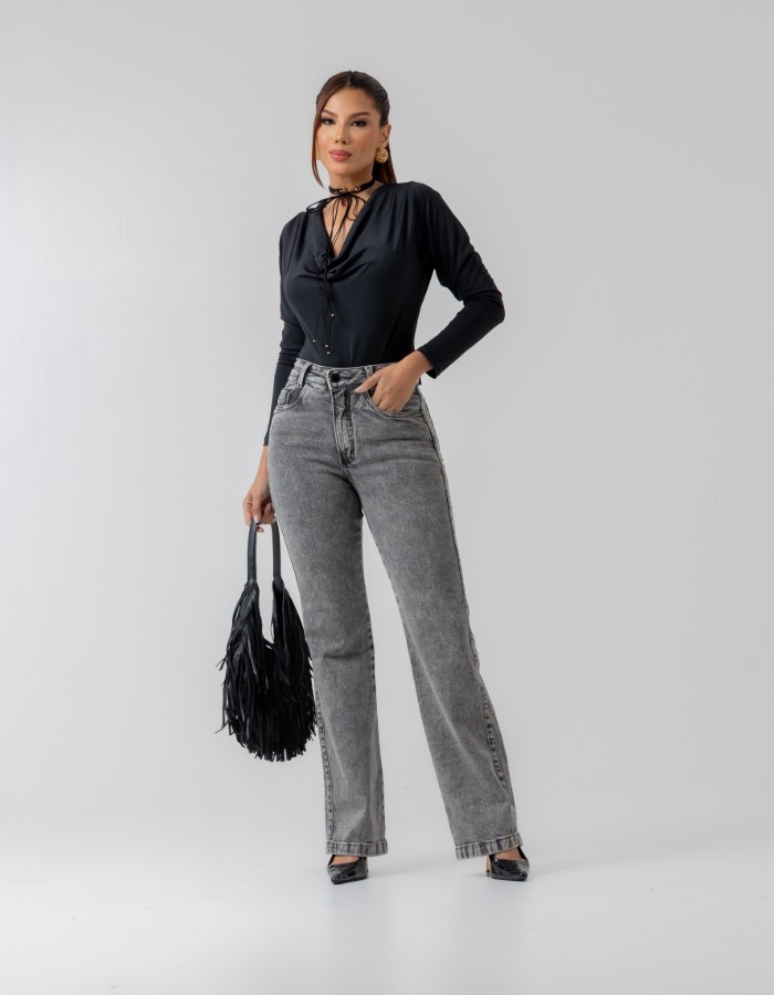 CALÇA WIDE LEG LYCRA 