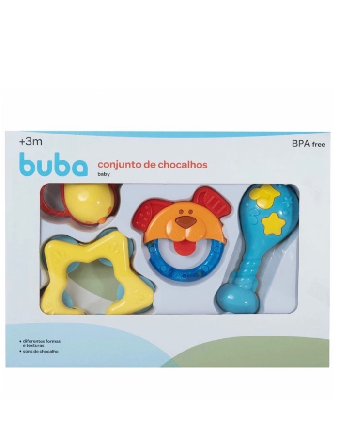 CONJ DE CHOCALHOS BABY 0008 BUBA