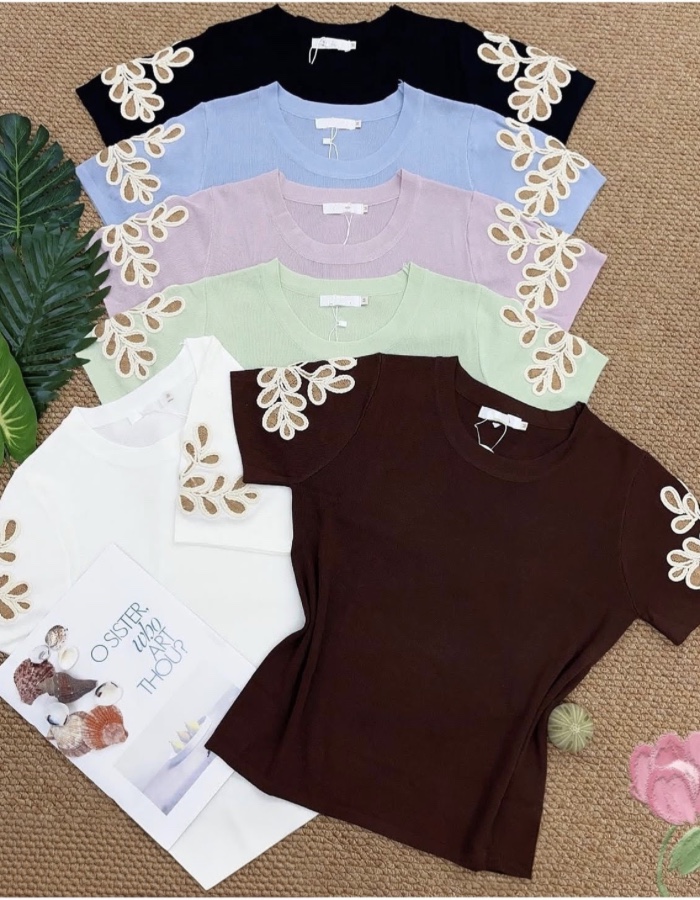 Blusa modal com bordado 