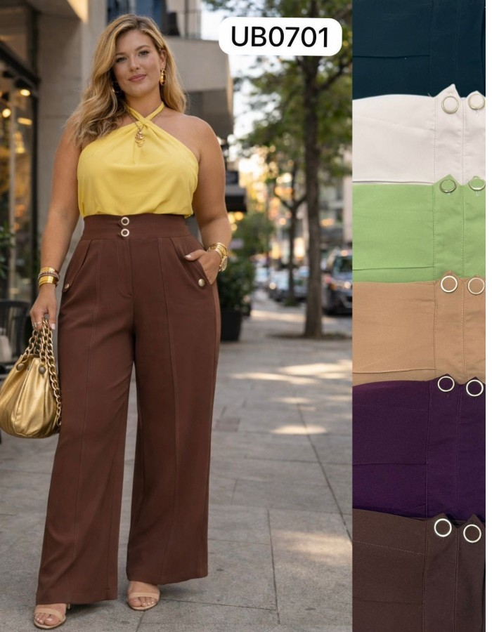 CALÇA PANTALONA ALFAIATARIA PLUS SIZE