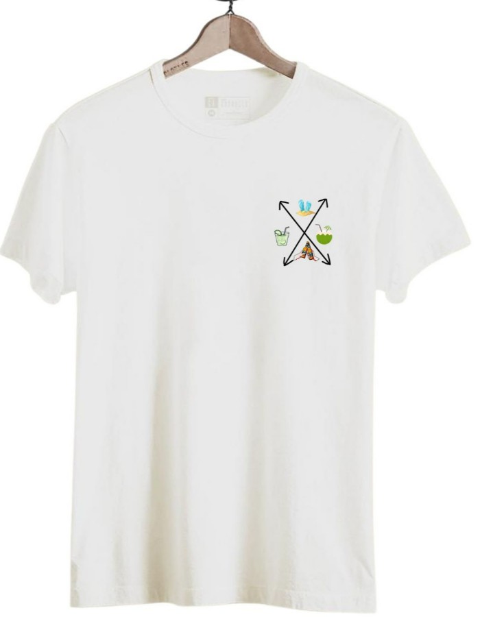 CAMISA DIFERENCIADA - PÉ NA ARÉIA CAIPIRINHA