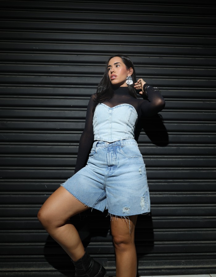 SHORT DANIELLE (LAVAGEM CLARA)