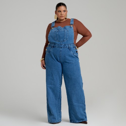 MACACÃO WID LEGG DETALHE BOTÃO