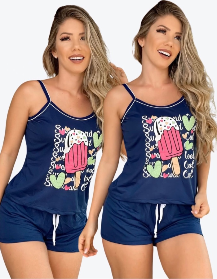 BABY DOLL ALÇA COM ESTAMPA