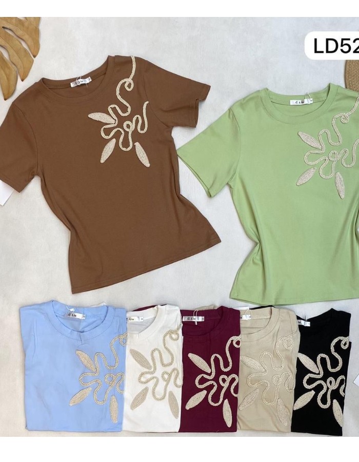 T-SHIRT ALGODÃO C/ ELASTANO