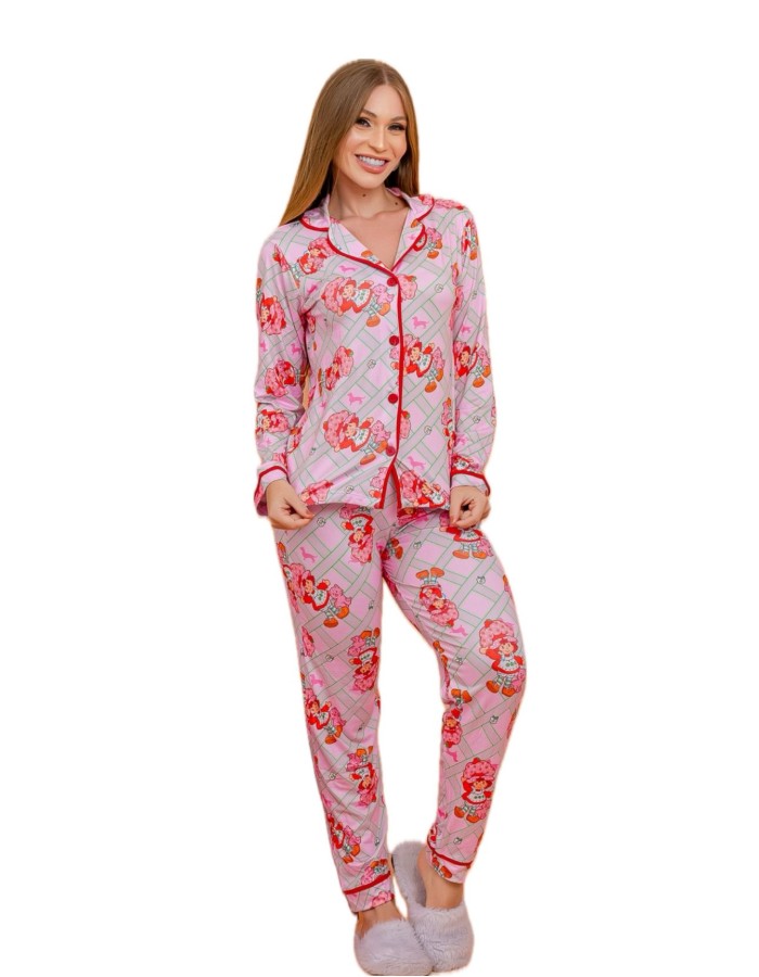 PIJAMA AMERICANO LONGO ESTAMPADO REF: 0075 1494