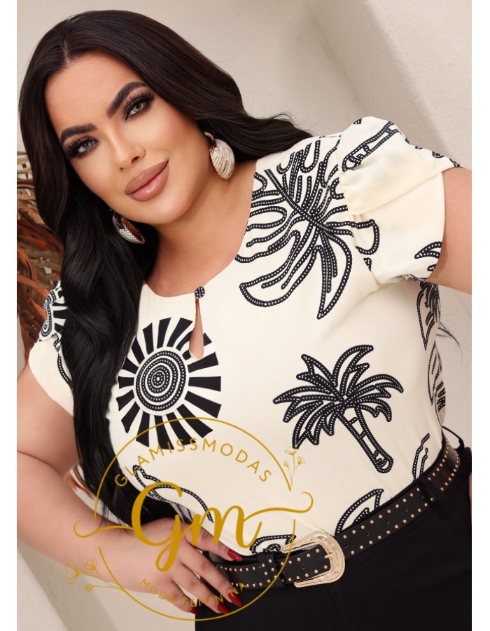 BLUSA PLUS SIZE MILLENY