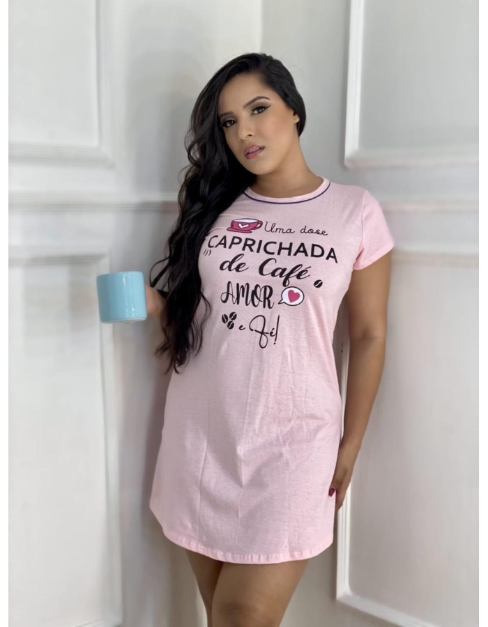 Camisola algodão manga 