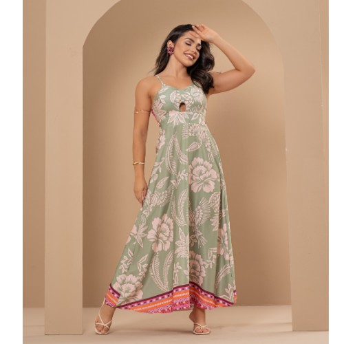 VESTIDO LONGO FARM LARI 