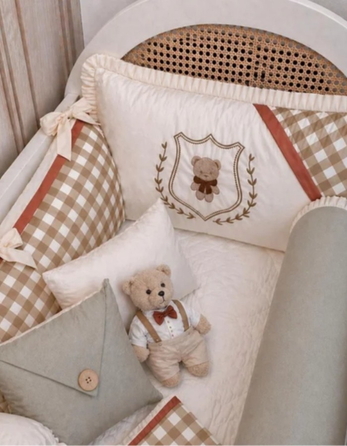 KIT AMERICANO DELUX URSO XADREZ 