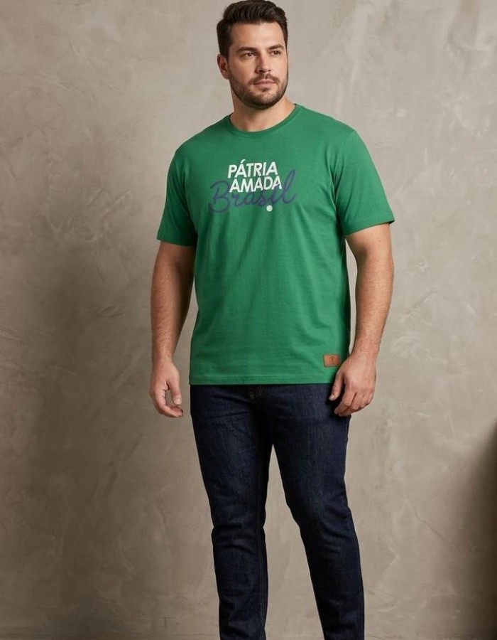 CAMISA DIFERENCIADA - PÁTRIA AMADA BRASIL PLUS