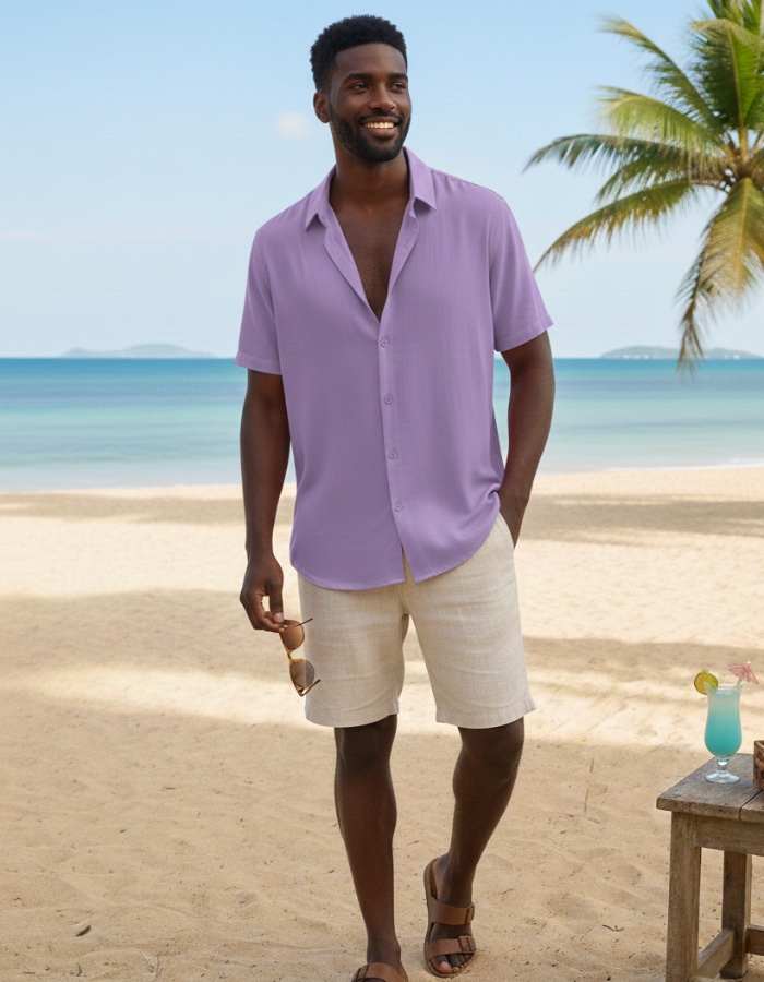 Camisa de Botão Básica