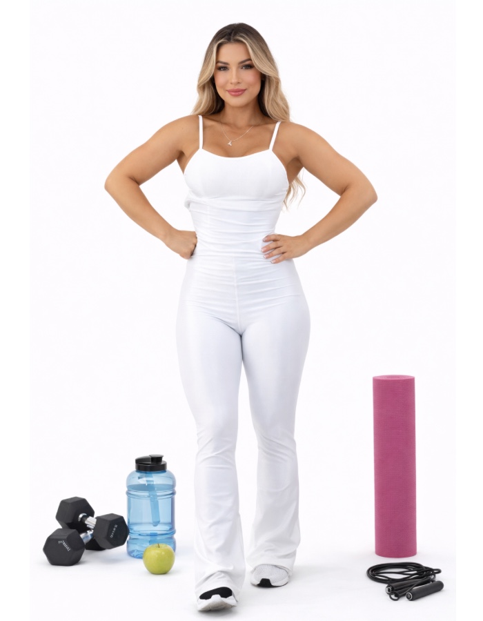 MACACÃO LONGO FLARE (SOLICITE CORES) 