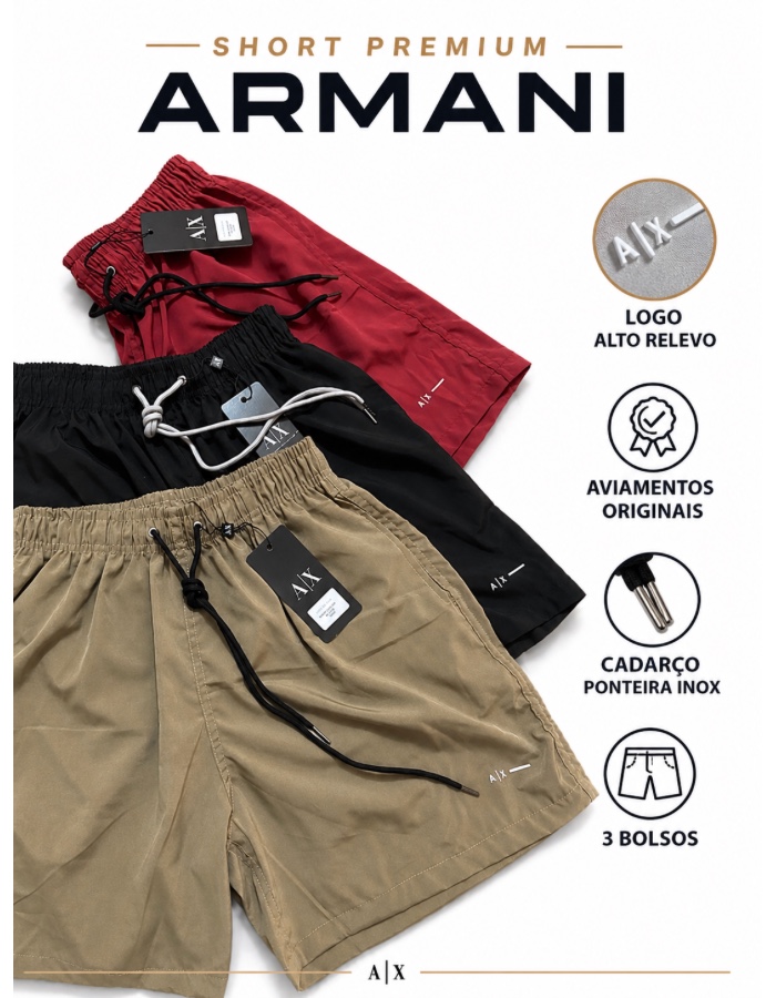 SHORT PREMIUM ARMANI EXCHANGE