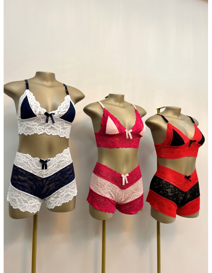 Baby doll todo rendando 