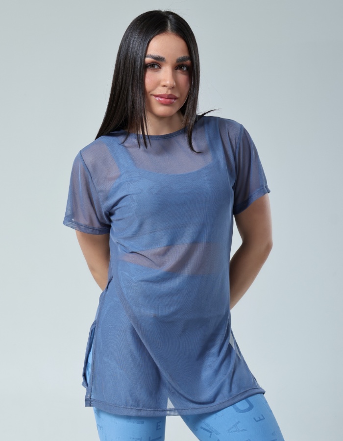 Blusão tule corte