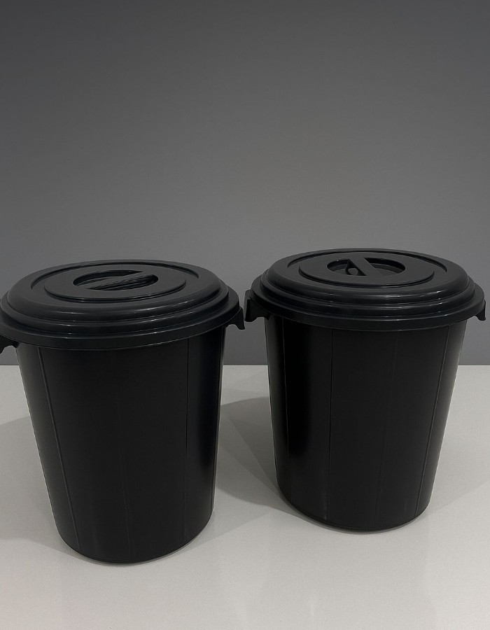 BALDE COM TAMPA 30L PACOTE CM 12 UND