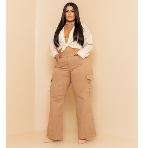 WID LEGG BOLSO CARGO NUDE LYCRA