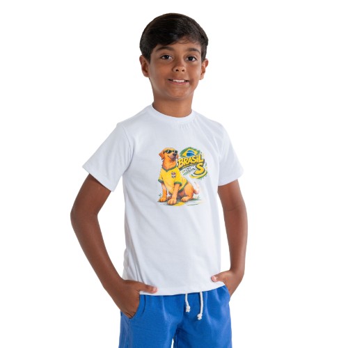 CAMISETA INFANTIL CARAMELO MASCULINA