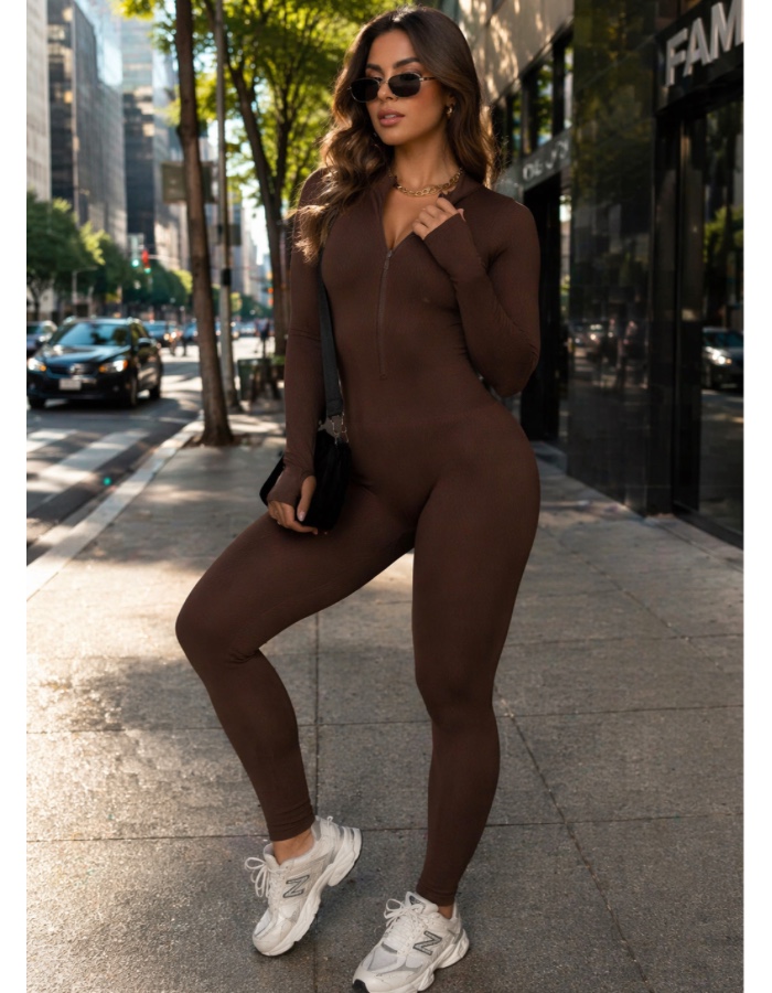 Macacão Sporting Ribbed Sculpt