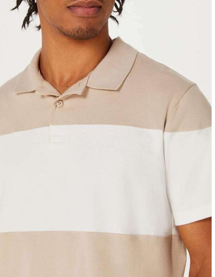 Camisa polo max listras _ HERING