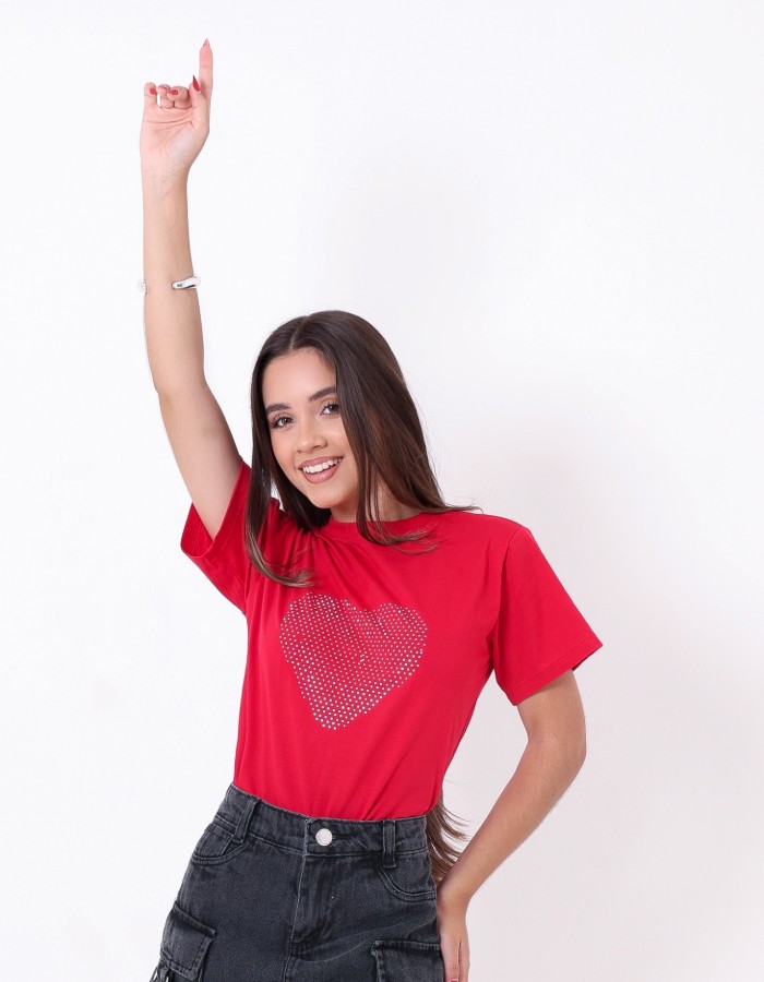 T.SHIRT OVERZIDED CORAÇÃO