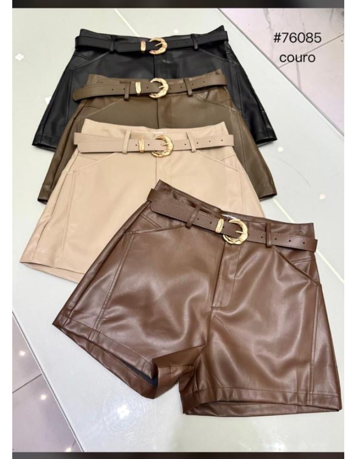 Short couro Katarina 