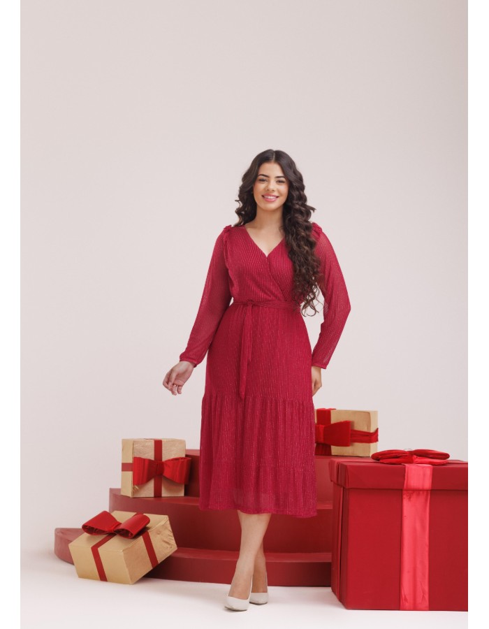 VESTIDO DE TULE BRILHOSO