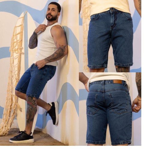 BERMUDA 100% ALGODÃO