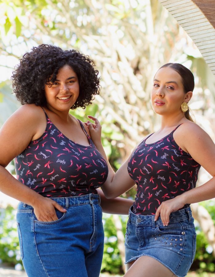 Regata Alça Estampada 