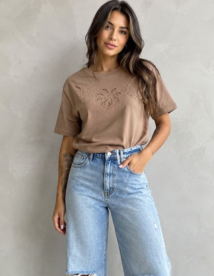 Blusa Bordado Frente