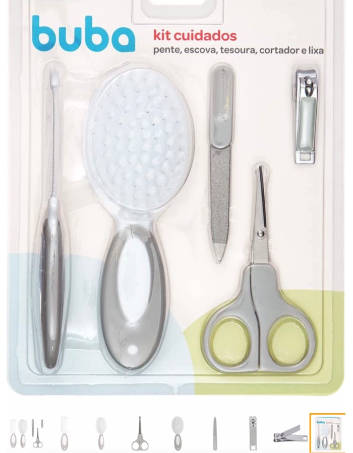 KIT CUIDADOS CINZA 13687 BUBA