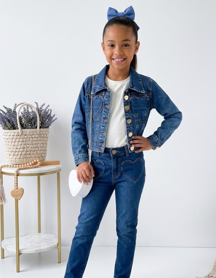 JAQUETA JUVENIL CORAÇÕES