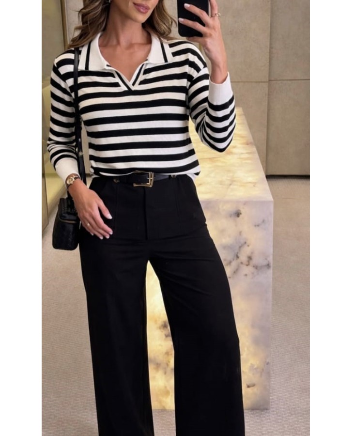 CASACO TRICO MODAL C/ GOLA