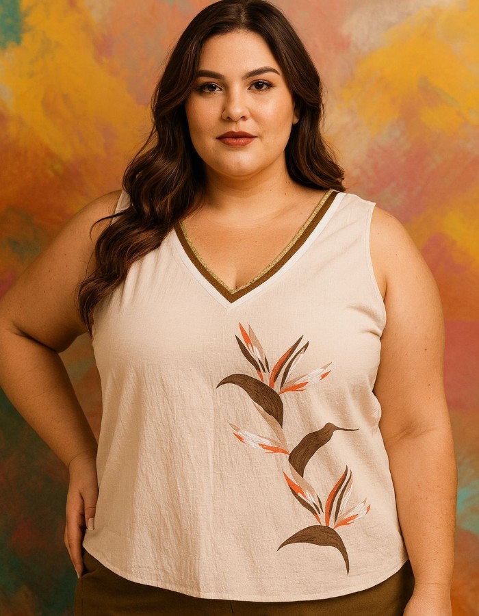 Regata retilínea colorida 