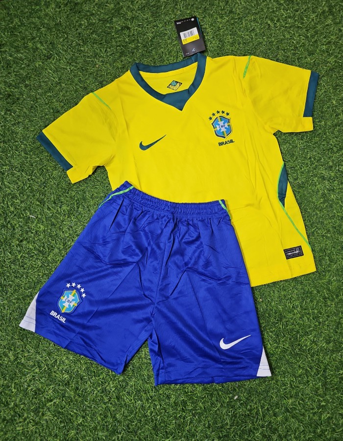 KIT INFANTIL SELEÇÃO BRASIL HOME COPA 2026