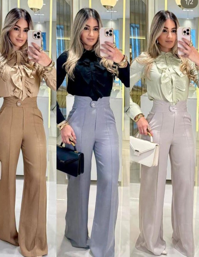 CALÇA TECIDO ALFAIATARIA 