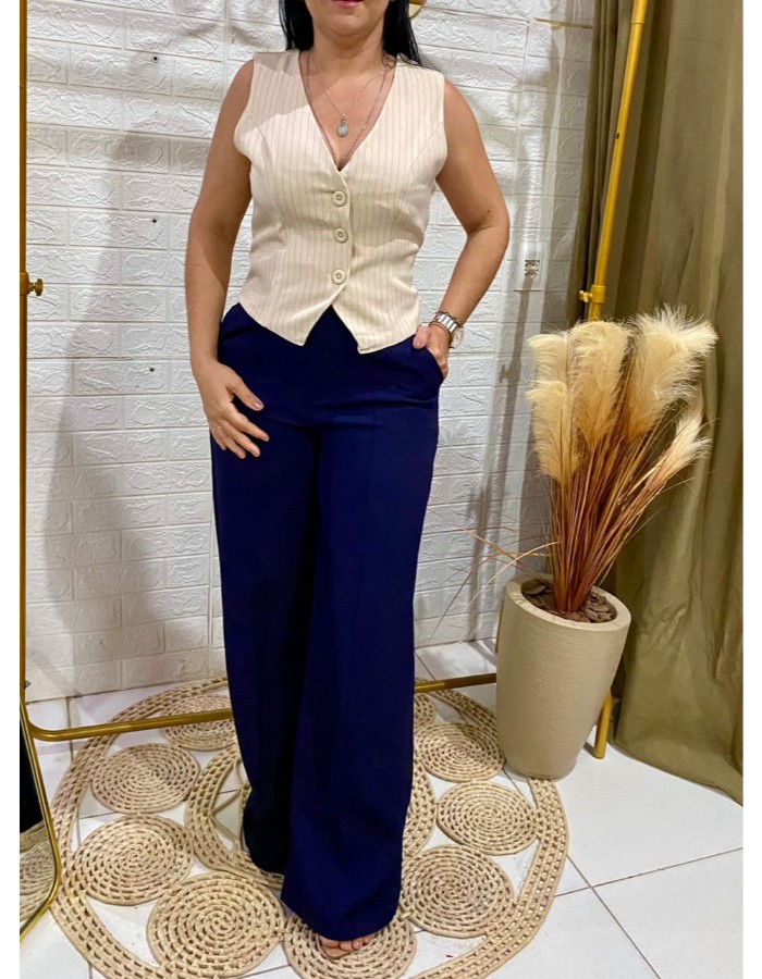 Calça Pantalona Alfaiataria