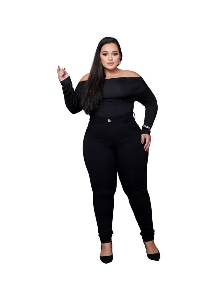 CALÇA PLUS SIZE PRETA