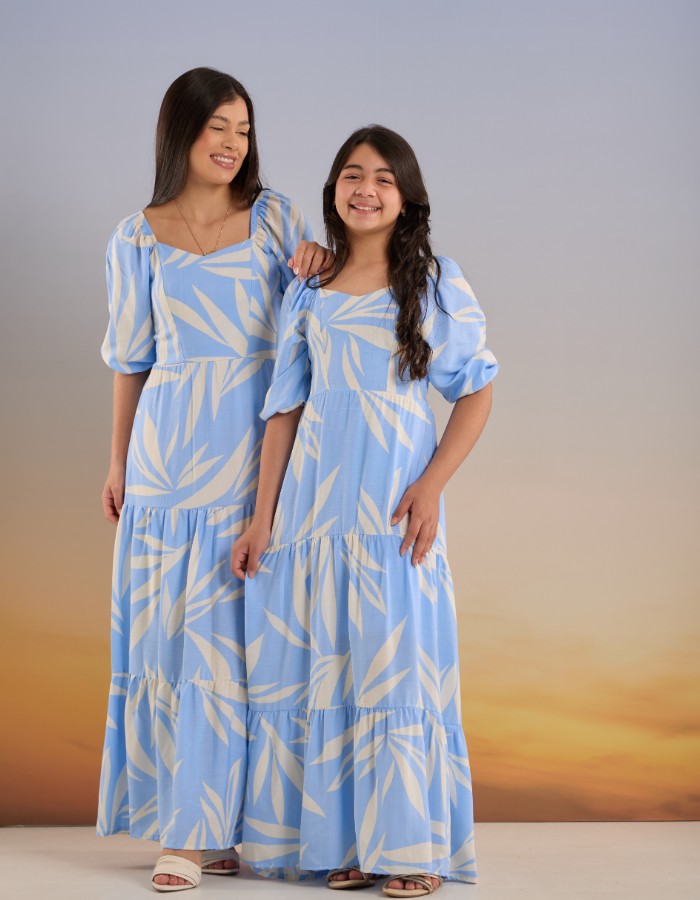 VESTIDO LONGO( TEC. VISCOLINHO )