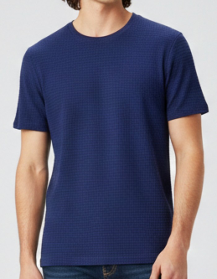 CAMISA GOLA CARECA TEXTURIZADA PREMIUM - VIBES - 50ALG 50