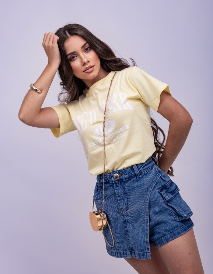 SHORT SAIA 1 BOLSO FOFO CARGO 