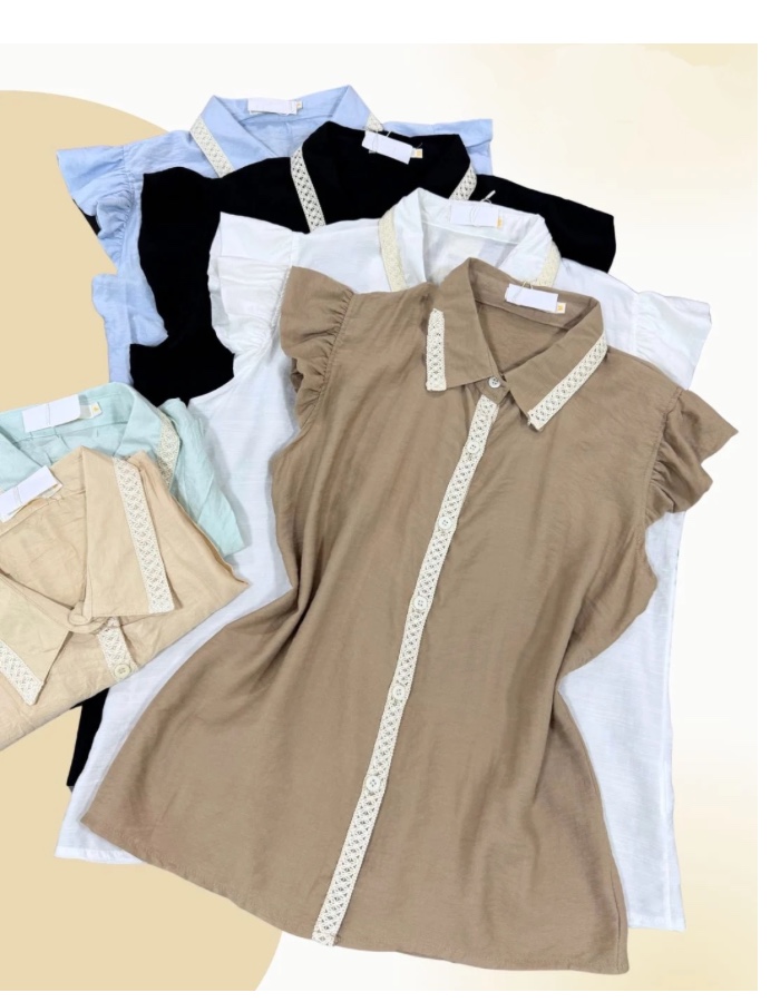 Blusa regata com botões 