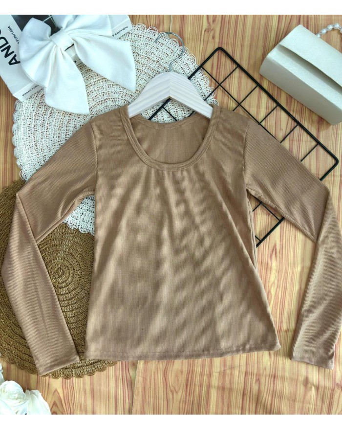 JUVENIL - BLUSA BÁSICA MANGA LONGA