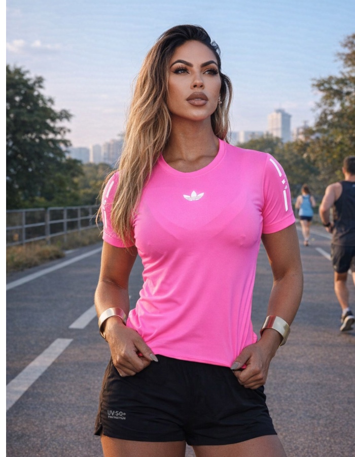 Blusa dryfit adds FEMININA (Solicite Cores) 