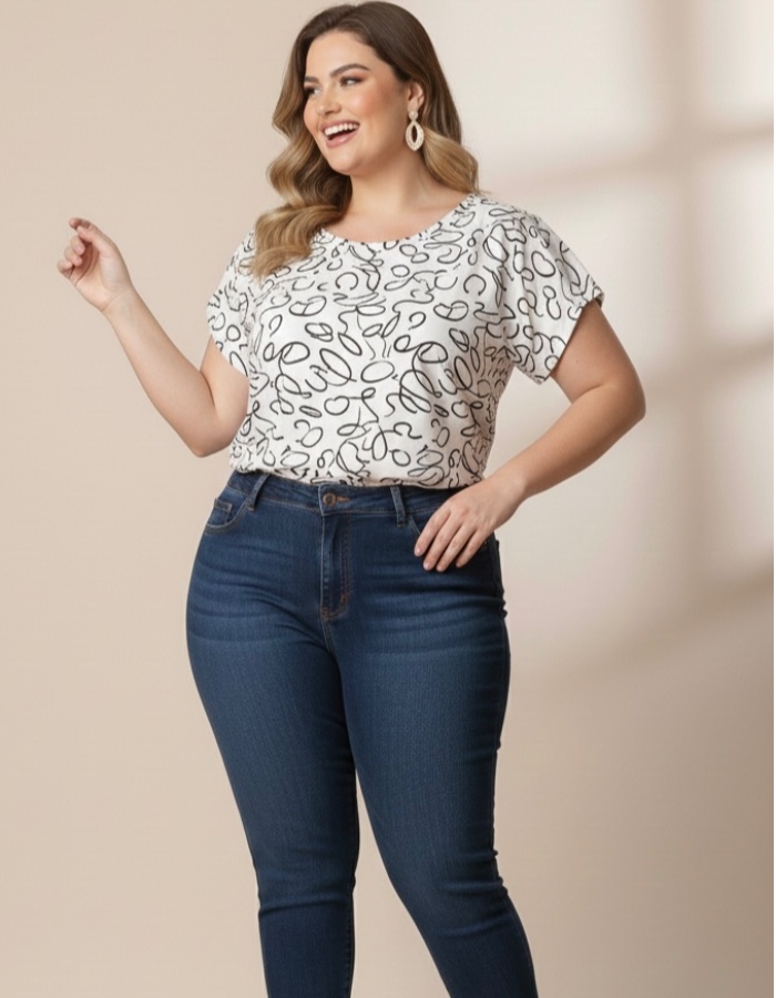 BLUSA PLUS SIZE VÂNIA 