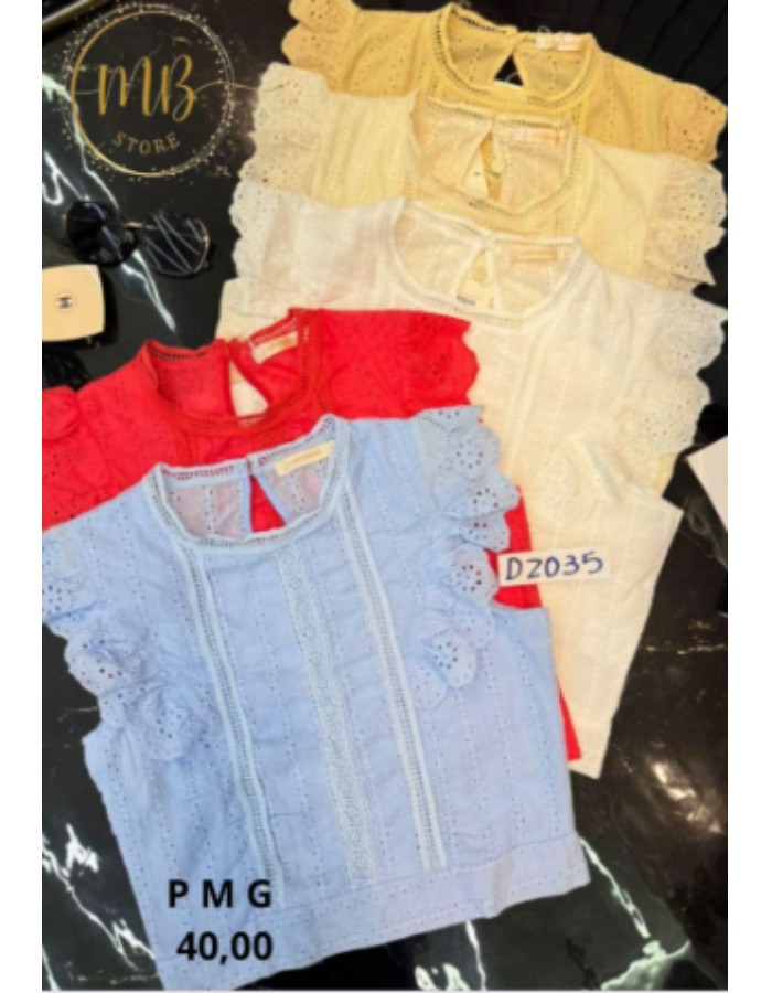 BLUSA TECIDO TRABALHADO