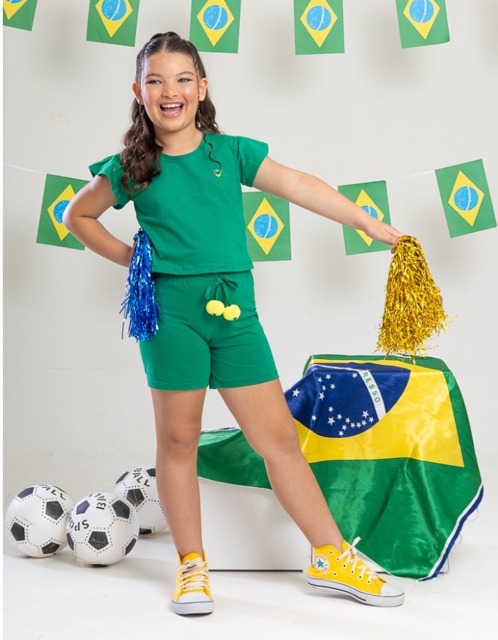 CONJUNTO COM SHORT