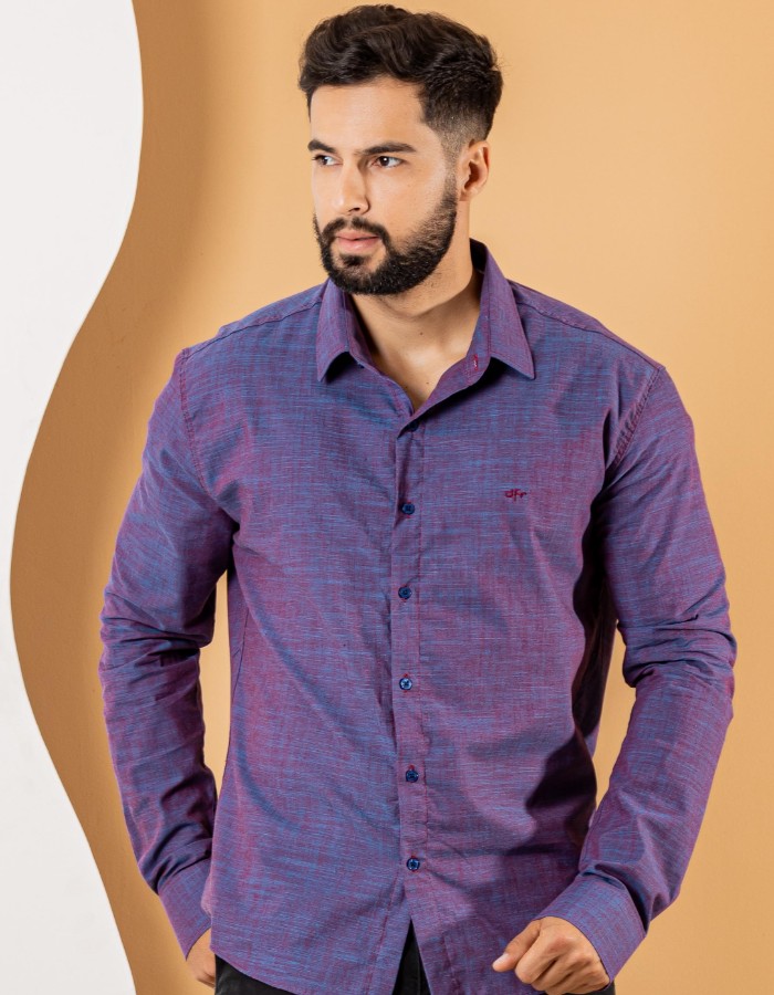 Camisa Manga longa Linen FIO 60 (Mescla)
